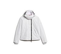 Women's hooded waterproof jacket Superdry Mountain Blanc L