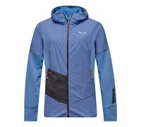 Women's hooded windbreaker Salewa Pedroc Bleu 2XS