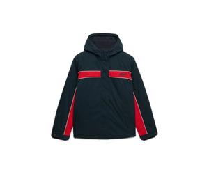 Women's hooded windbreaker Superdry Vintage Bleu M