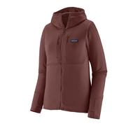 Womens Hooded Zip-Up Waterproof Jacket Patagonia R1 Thermal Rouge L