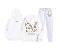 Womens Hoodie and Jogging Bottoms Fashion Casual Thermal Tracksuit Cotton/Flax Lounge Wear Sets High Waist Wide Leg Joggers Long Sleeve Activewear Zip Teenager Girls Track Suit Warm Cosy Soft Holiday