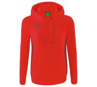 Erima Women's Essential Team Basic Hoody, Red, 38