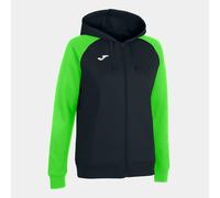 Joma Academy Iv Full Zip Sweatshirt Yellow,Black S Woman