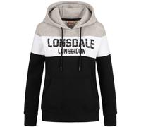 Lonsdale Penbryn Hoodie Black,Grey L Woman