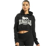 Lonsdale Roxeth Cropped Hoodie Black 2XL Woman