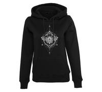 Women's Hoodie Mister Tee ladies moth Noir XS