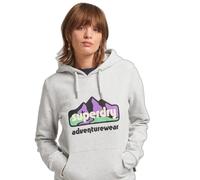 Superdry Vintage 90s Terrain Hoodie Grey S Woman