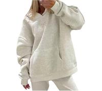 Women's Hoodie with Bow Embroidery Essentials Hoodie Y2k Cute Preppy for Teenagers 2025 Oversized Sweatshirt Cool Clothes for Teenagers, pink, S
