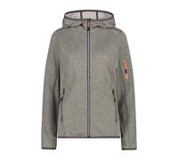 Women's Hoodie with Mesh Inserts CMP Knit-Tech Gris S