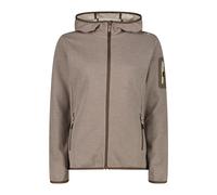 Women's Hoodie with Mesh Inserts CMP Knit-Tech Marron 3XL