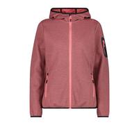 Women's Hoodie with Mesh Inserts CMP Knit-Tech Rouge XS