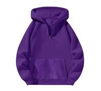 Womens Hoodies And Winter Casual Japanese With A Half Zipper Long Sleeved Sweatshirt Pullover 1/2 Zip Women Woman Hoodie Ladies Pink For Blue Zipped Sweatshirts Uk Cotton Up Size 18 Women'S