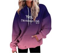 Womens Hoodies Jumpers Print Oversized Sweatshirt Drawstring Pullover Sweatshirt Trendy Sweater Tops Fall Fashion Clothes Christmas Jumpers