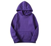 Womens Hoodies,Ladies Solid Color Long Sleeved Hooded Pullover Sweatshirt,Fall Winter Classic Casual Loose Hoody Sweaters Comfortable Warm Jumpers with Large Kangaroo Pocket Tops UK Size S-3XL
