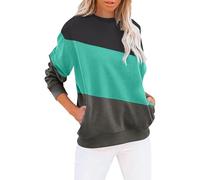 Womens Hoodies Size 14 West Hoodie Jumpers Birthday Gifts for Her Crew Women's Crew Neck Solid Color Sweatshirt Long Sleeves Casual Pullover Cute Lightweight Loose Tops Sale Clearance