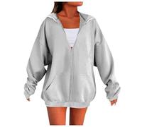 Womens Hoodies Zip up Long Sleeve Hoodies for Women Uk Ladies Zip up Hoodie Full Zip Sweatshirts Top Autumn Winter Tops Sweatshirt Jackets Coat Women's Fashion My