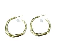 Women's Hoop Earrings In Gold Silver Women Large Thick Round Circular Earrings Hoop Punk Jewelry Punk Studs Party