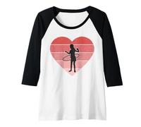 Womens Hoop Girl Hoop Dancer Hooping Lovers Hula Love Girls Raglan Baseball Tee