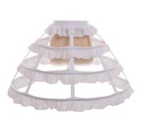 Women's hoop skirt Bridal Dress Gown Slip Petticoat, One Size, Style-11