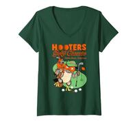 Womens Hooters Pebble Beach Golf Classic Hootie The Owl Logo Funny V-Neck T-Shirt