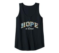 Womens Hope in Christ Christians Religion Bible Scripture Message Tank Top