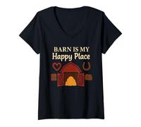 Womens Horse Girl Humor Barn Life Saddle Sass Riding Club V-Neck T-Shirt