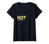 Women's Hot Flashes Perimenopause Women Menopause V-Neck T-Shirt