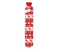 Women's Hot Water Bottle - 72 cm Long Bottle, Soft Plush Lining, Safety Spout Cap, Leak Prevention, Long Hot Water Bags with Covers