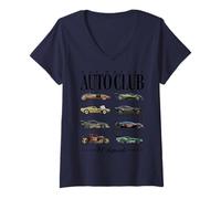 Womens Hot Wheels - Auto Club V-Neck T-Shirt