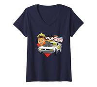Women's Hot Wheels Let's Race - Rodger Dodger V-Neck T-Shirt