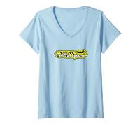 Womens Hot Wheels - Lets Race V-Neck T-Shirt