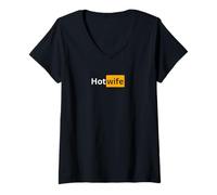Womens Hotwife - Sexy Gifts for Men and Women V-Neck T-Shirt