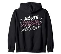 Womens House Rebel Stuff for House Music Lover | House Zip Hoodie