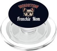 Womens Houston Frenchie Mom Shirt French Bulldog Dog Lover PopSockets PopGrip for MagSafe