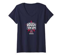Women's Houston Roughnecks UFL: Rough 'Em Up V-Neck T-Shirt