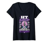 Women's HT ASCP Histotech Pathology Lab Tech V-Neck T-Shirt