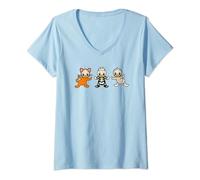 Womens Huey Louie Dewy Halloween Costumes V-Neck T-Shirt