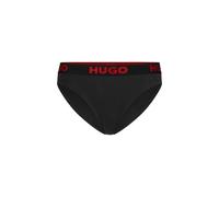 Women's Hugo Sporty Logo Briefs in Black