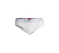 Women's Hugo Sporty Logo Briefs in White