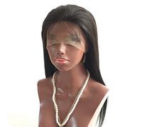 Women's Human Hair Lace Wig Brazilian Human Hair Glueless Full Lace 130% Density Layered Haircut With Baby Hair Straight Wig Natural