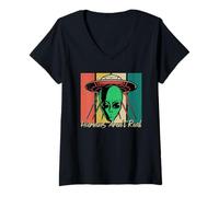 Womens Humans aren't Real V-Neck T-Shirt