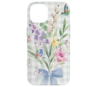 WOMEN'S HUMMINGBIRD FLORAL WATERCOLOR FLOWER GARDEN BOUQUET Case for iPhone 14