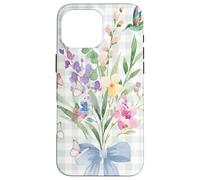 WOMEN'S HUMMINGBIRD FLORAL WATERCOLOR FLOWER GARDEN BOUQUET Case for iPhone 16 Pro Max