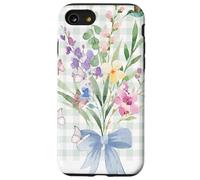 WOMEN'S HUMMINGBIRD FLORAL WATERCOLOR FLOWER GARDEN BOUQUET Case for iPhone SE (2020) / 7 / 8