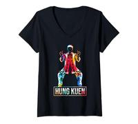 Women's Hung Ga Kung Fu Chinese Martial Arts Self V-Neck T-Shirt