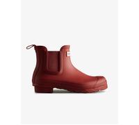Hunter Original Chelsea Rubber Women's Ankle Boots - Military Red - Size:UK 6