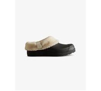 Hunter Boot Company Hunter Women's Play Shearling Insulated Clogs in Black, Size 6, Man-made/Textile | Charlies