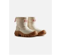 Hunter Boot Company Womens Intrepid Short Snow Boots Willow in White, Size 5 | Charlies