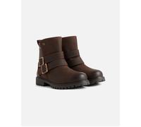 Hunter Ness Ankle Boot Brown Moisture wicking tartan textile lining combined w