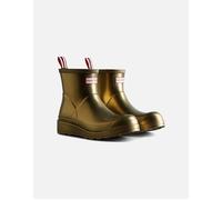 Women's Hunter Womens Gold Nebula Play Short Wellington Boots - Tan